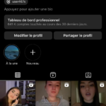 Compte Instagram 4,6k repost TikTok