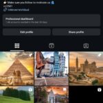 Instagram travel account